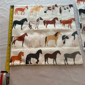 Horse decorative pillow covers. Set of 2. Brand new, no tags.